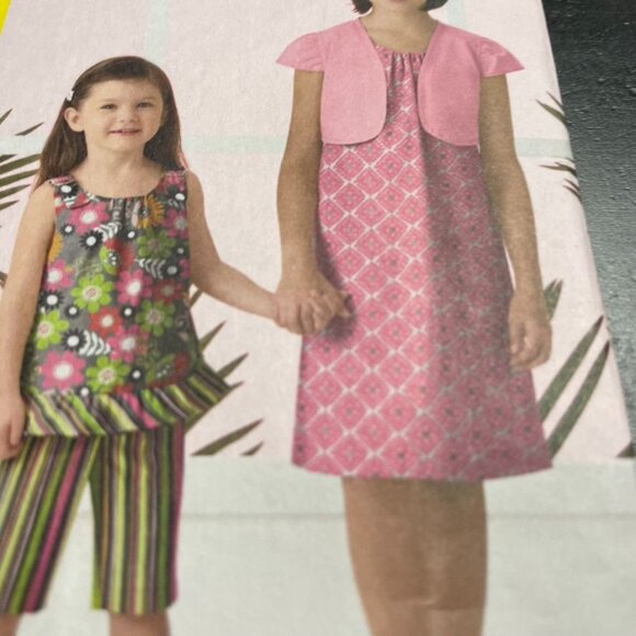 Simplicity Sewing Patterns for Dummies 2378 Girls Tunic Top Shorts Dress 2010 u - Picture 5 of 5